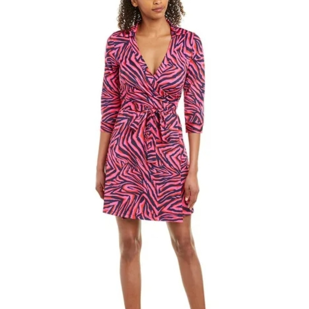 JB Julie Brown Rizzo‎ Wrap Dress Size Large
